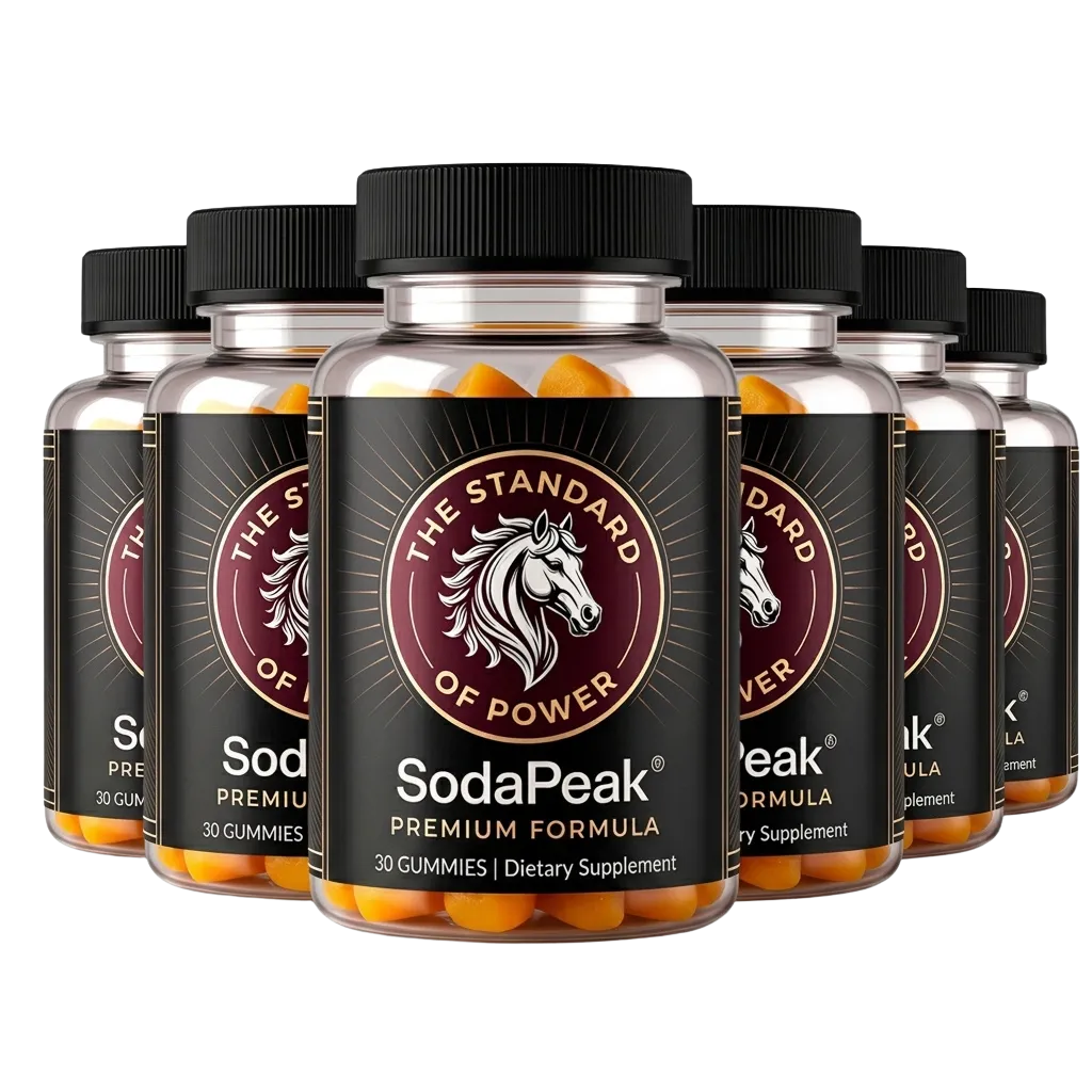 Six bottles of SodaPeak